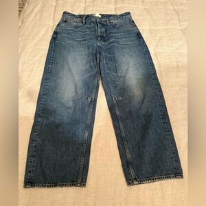 Madewell Darted Barrel Leg Jean